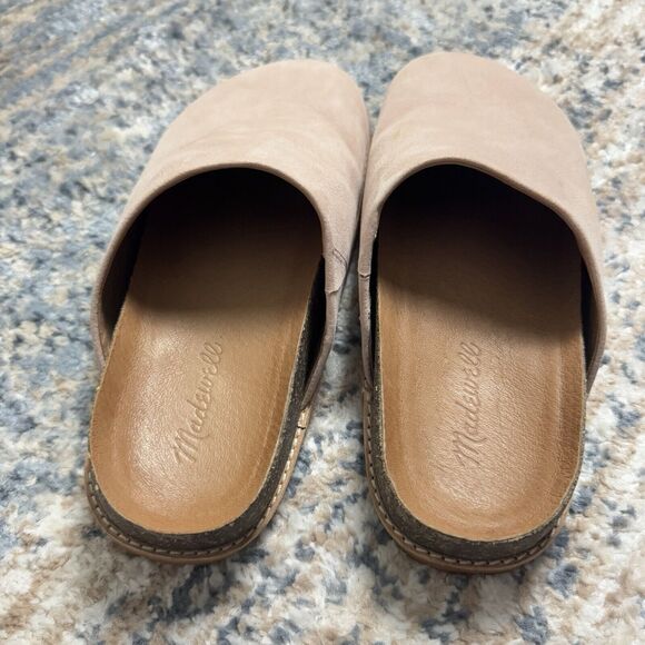 Madewell The Layne Clog Mule Women 7 Leather Slip On Classic Comfort Dusty Blush - Picture 5 of 10